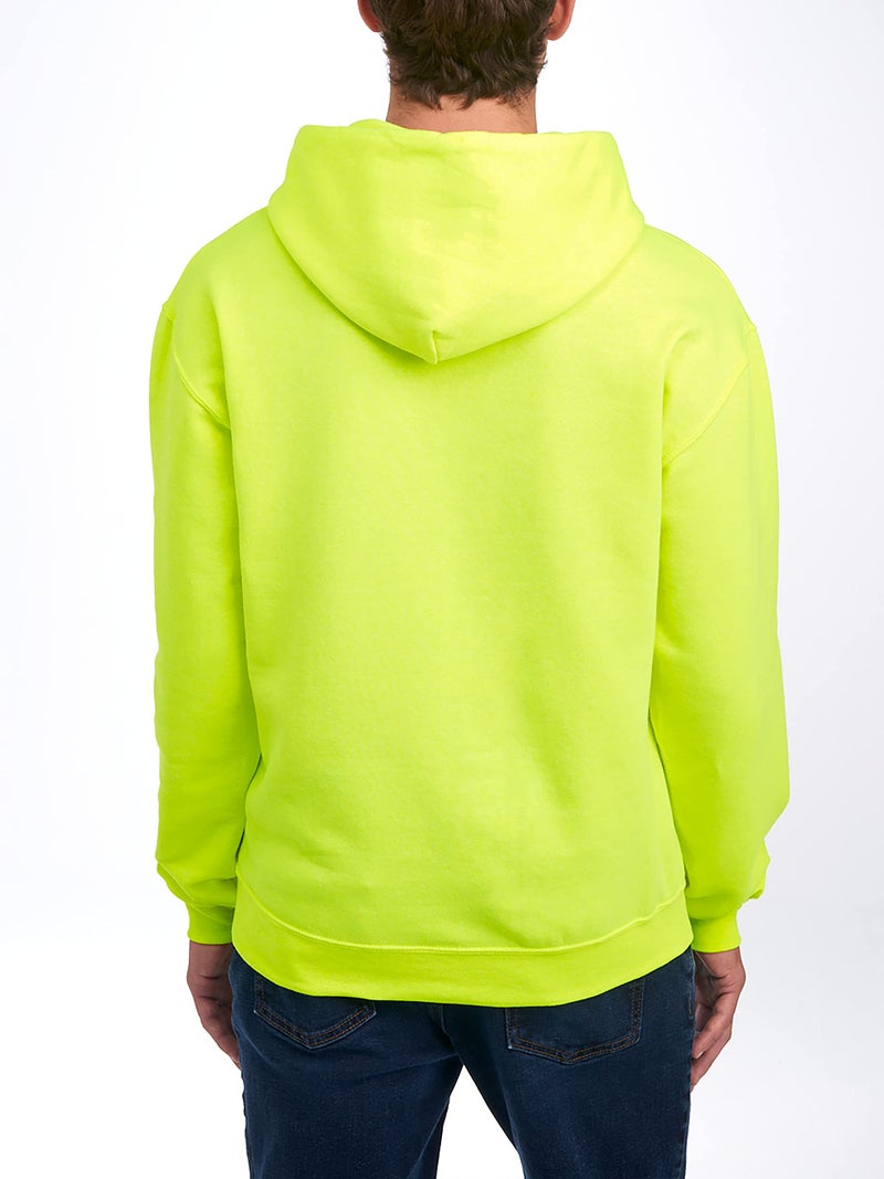 Jerzees --Men's NuBlend -Fleece -Sweatshirts & - -Hoodies, Hoodie-Safety Green, Medium - Image 3